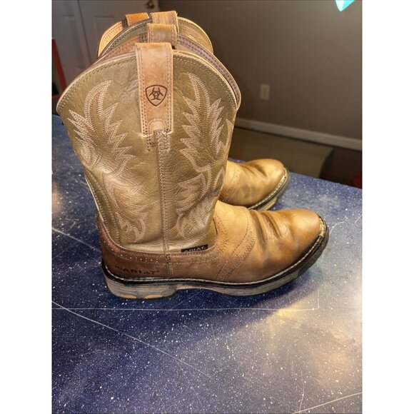 Ariat Other - Ariat Work Leather Boot 10EEE ASTM F2892-17 EH Groundbreaker Western Oil/Slip Re